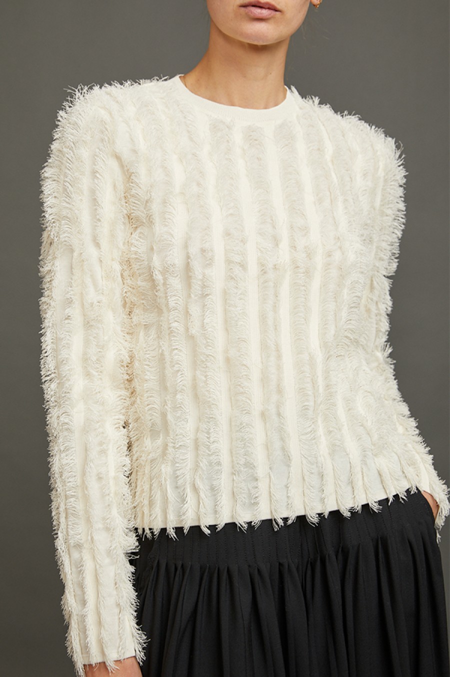 Christian Wijnants | Karrie Fringe Knit Sweater