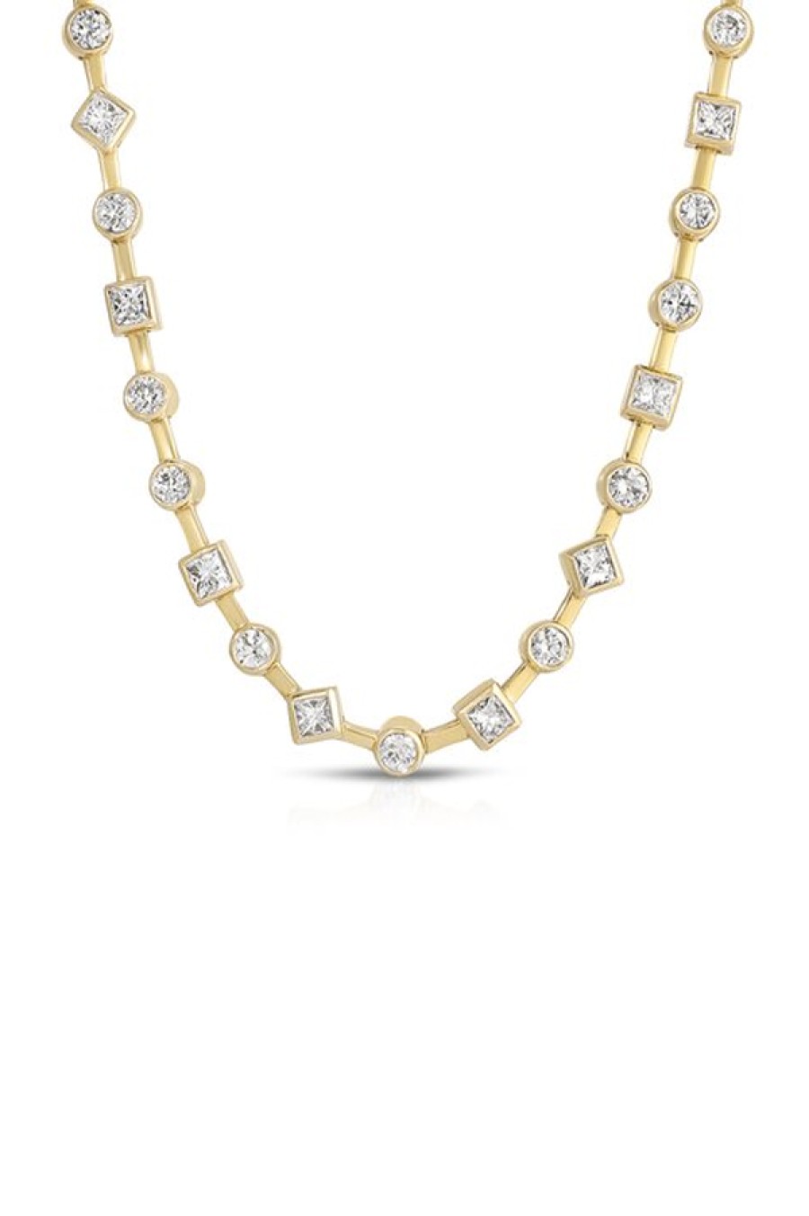 Nancy Newberg | Modern Diamond Tennis Necklace