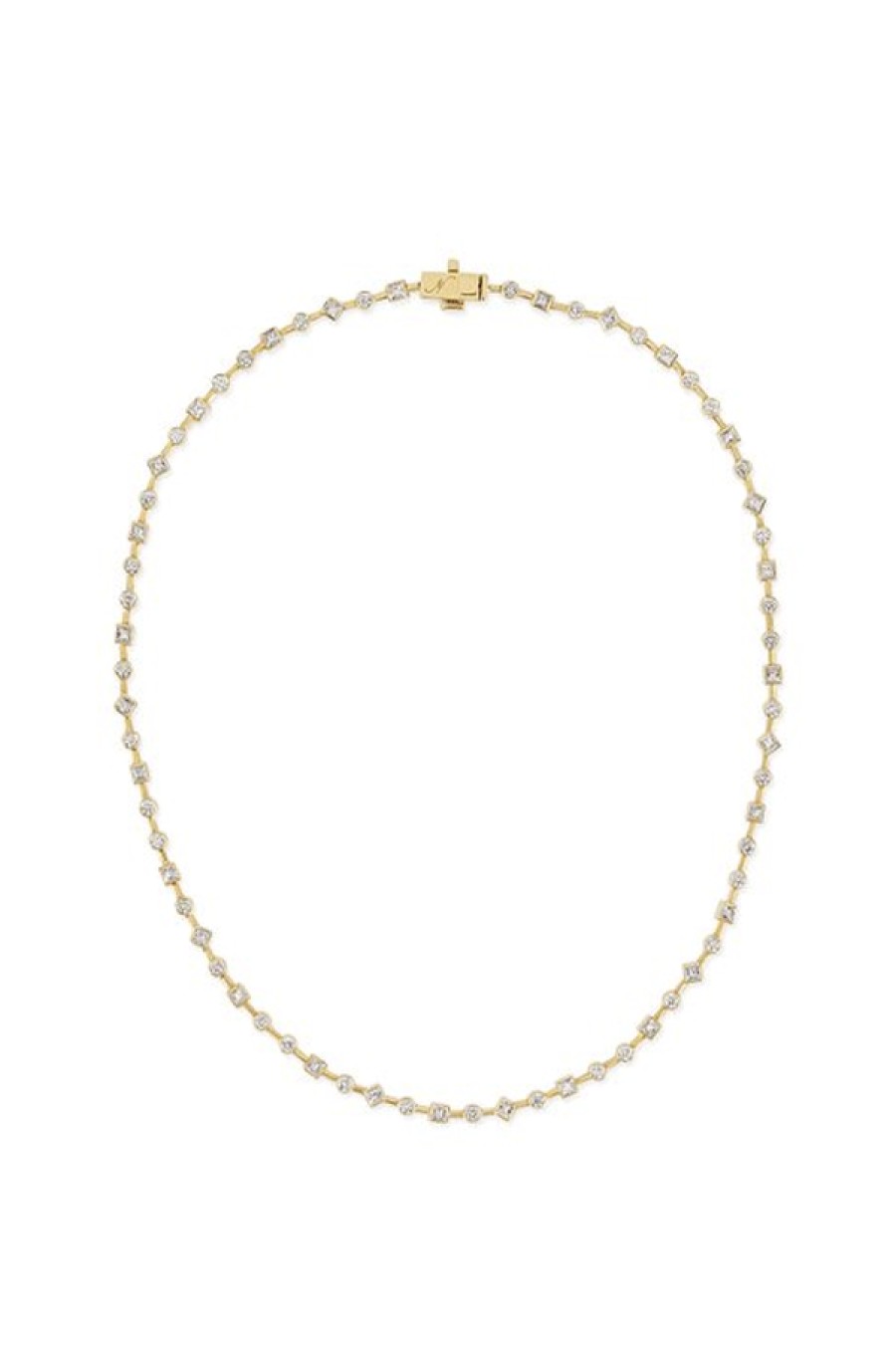 Nancy Newberg | Modern Diamond Tennis Necklace