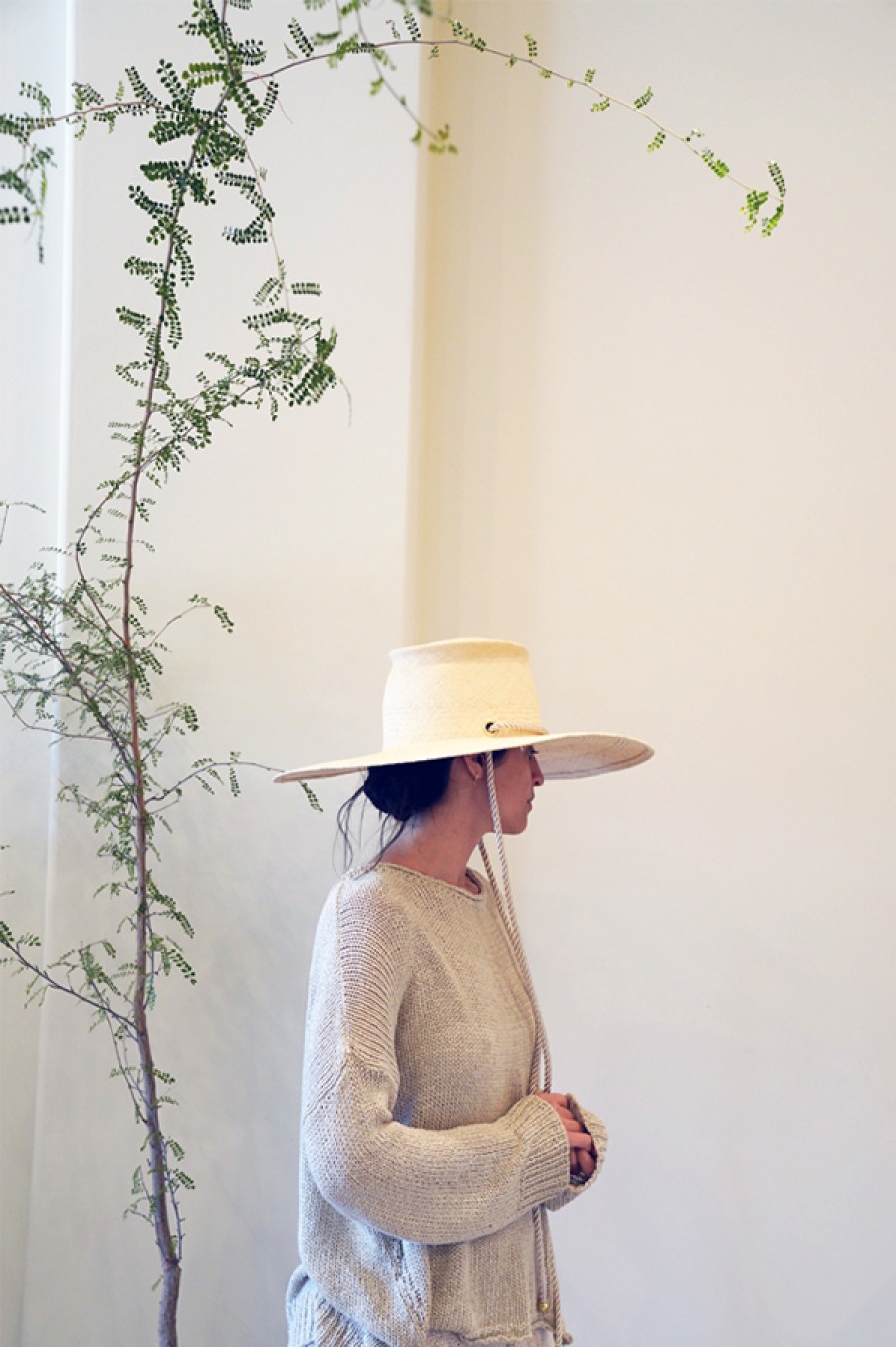 Gladys Tamez | Poly Bucket Hat In Cream