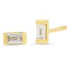 Eriness | Diamond Baguette Studs