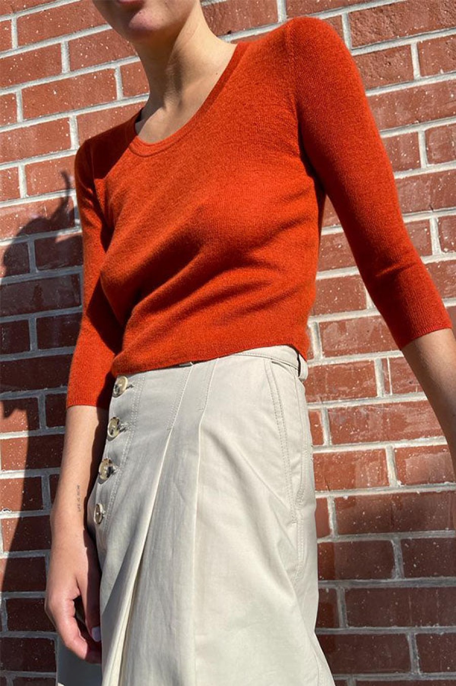 Soyer | Fine Ribbed Cashmere Top