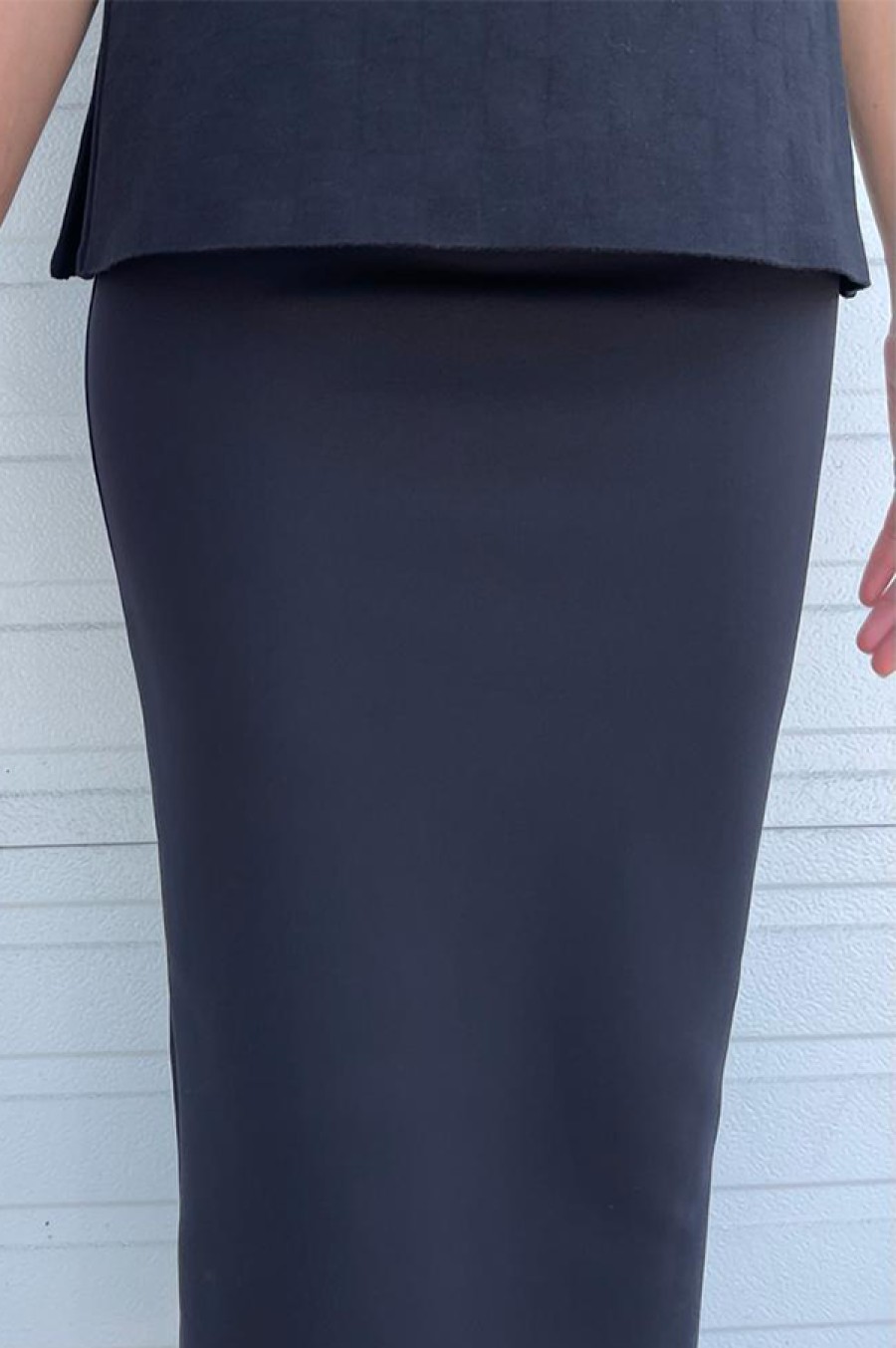 Dusan | Stretch High Waist Stretch Skirt In Black (Sold Out)