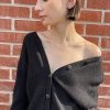 Lauren Manoogian | Button Cardigan In Black Melange