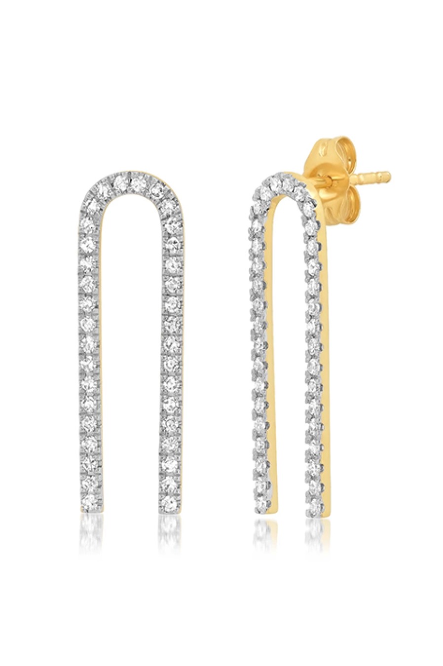 Eriness | Diamond Magnet Earrings