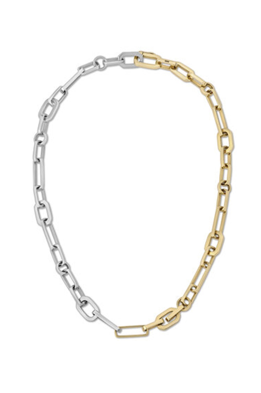 Nancy Newberg | Silver And Gold Split Chain Necklace