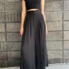 Dusan | High Waist Gazar Pants In Nero