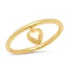 Eriness | Hanging Heart Ring