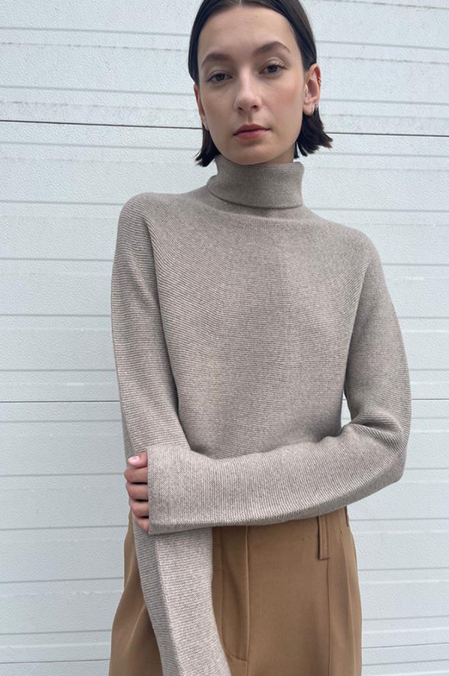 Christian Wijnants | Kolkati Turtleneck Sweater In Stone