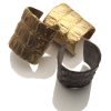 Raven Kauffman | Brass Croc Cuff Bracelet