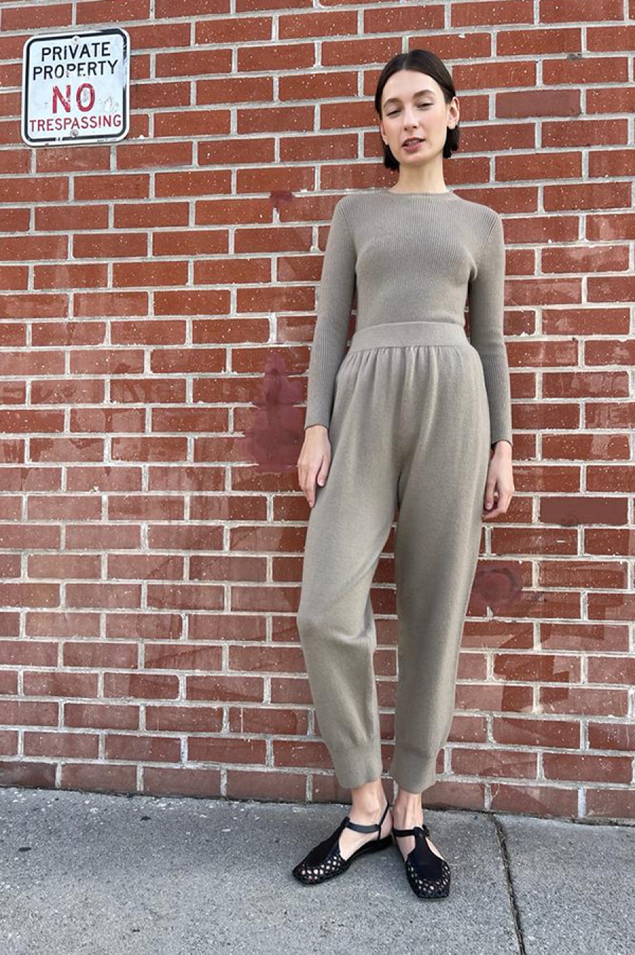 Lauren Manoogian | Base Pants In Stoneware