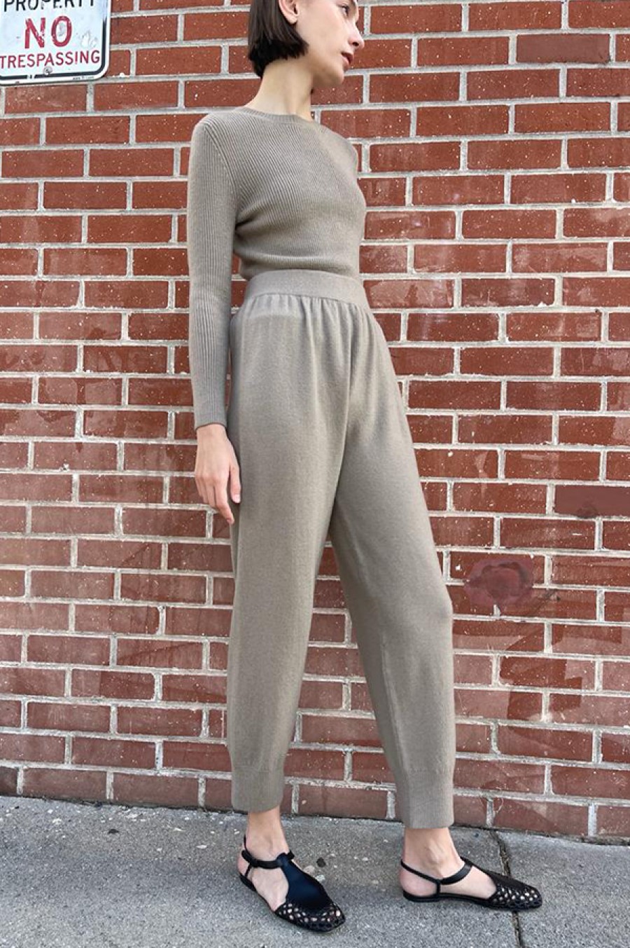 Lauren Manoogian | Base Pants In Stoneware