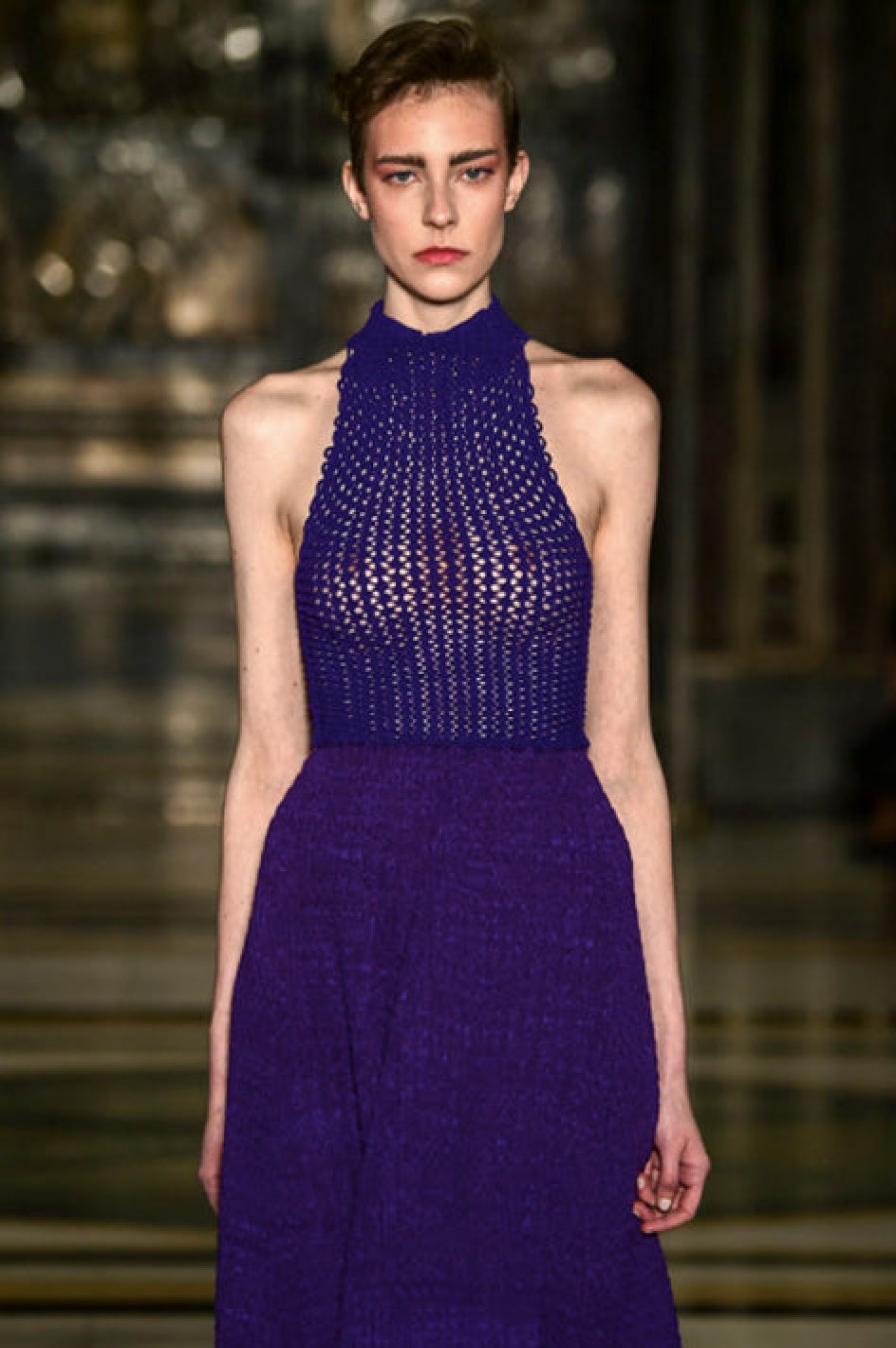 Mark Fast | Purple A-Line Dress