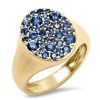 Eriness | Blue Sapphire Signet Pinky Ring