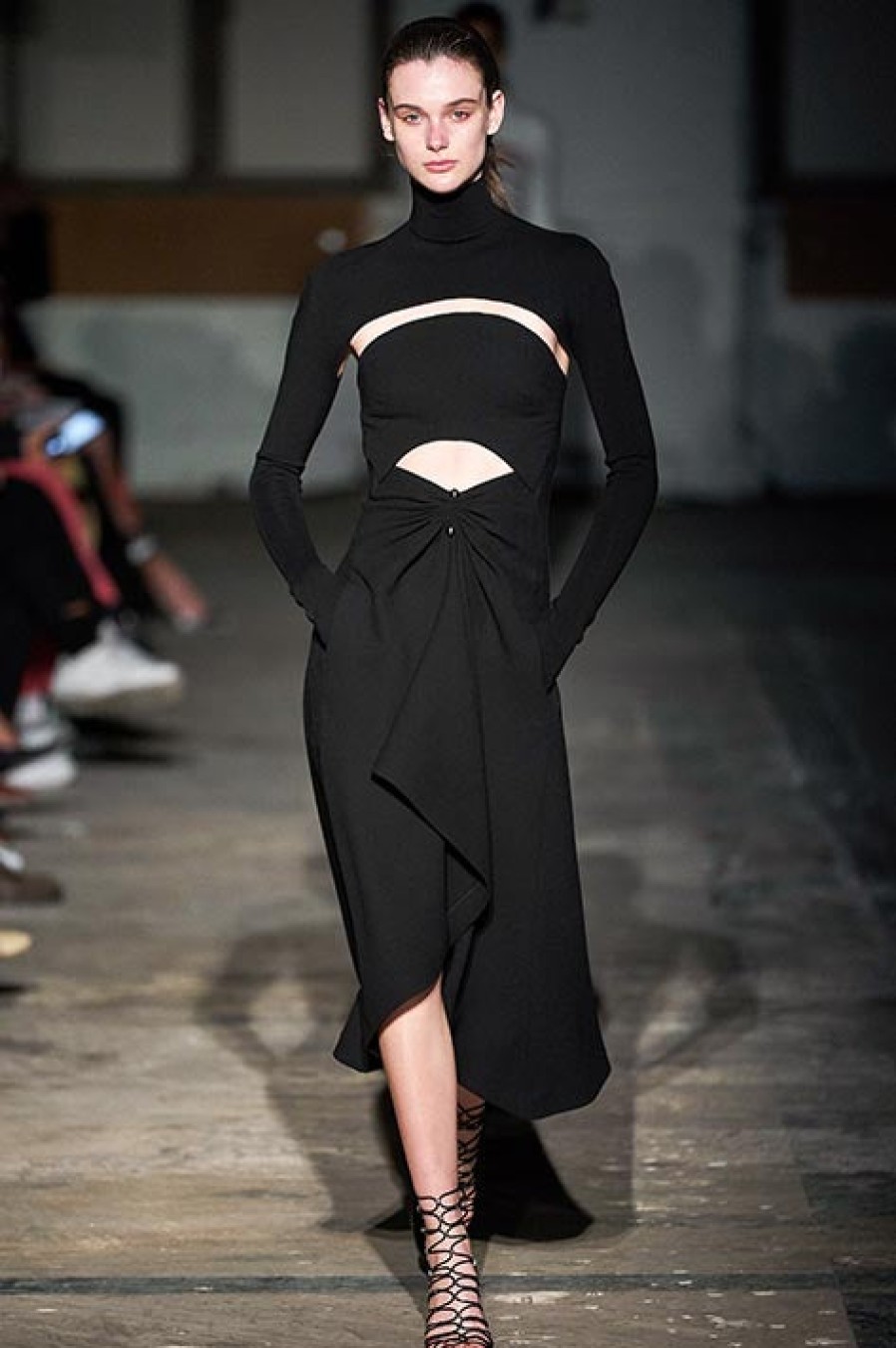 Dion Lee | Pierced Drape Skirt