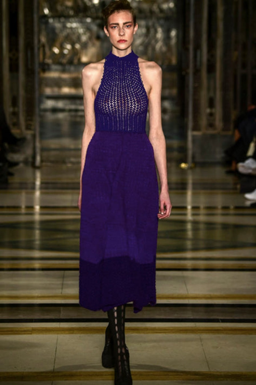 Mark Fast | Purple A-Line Dress