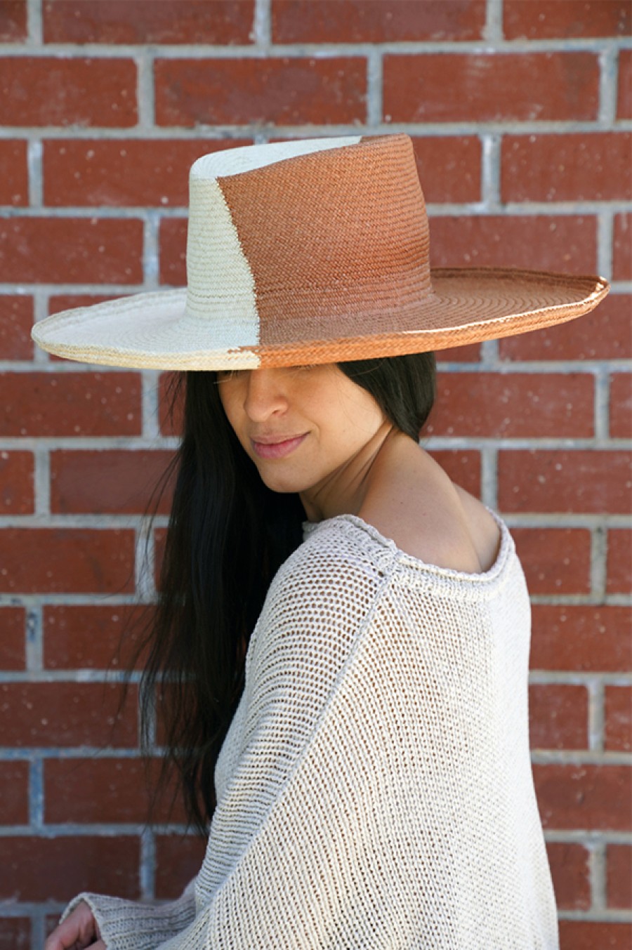 Gladys Tamez | Drury Lane Hat In Cafe/ Ivory (Sold Out)