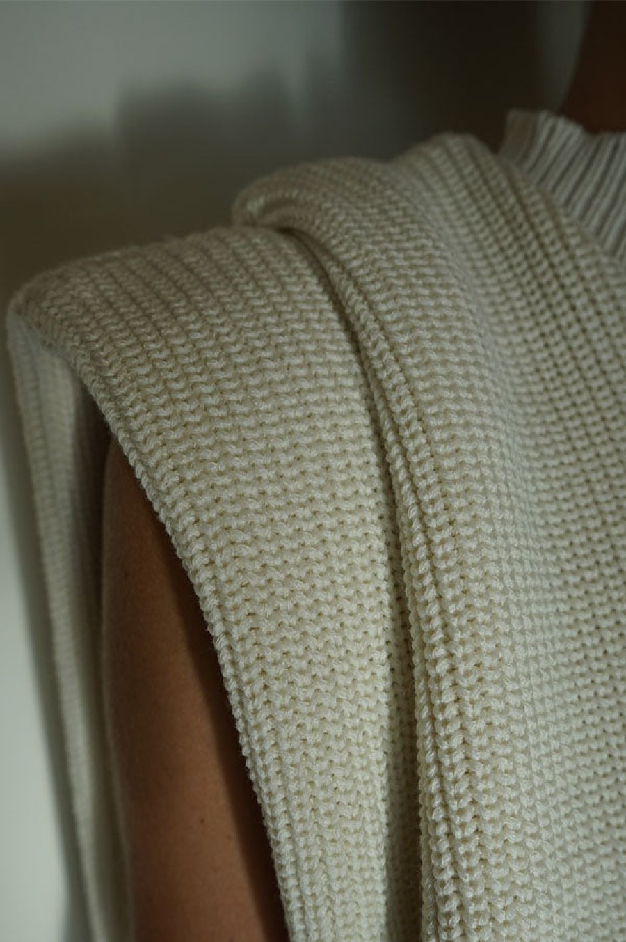 Melitta Baumeister | Cream Sleeveless Knit