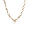 Nancy Newberg | Twist Bar Link Necklace With Diamonds