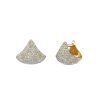 Gabriela Artigas | Small Apse Earrings With White Pave