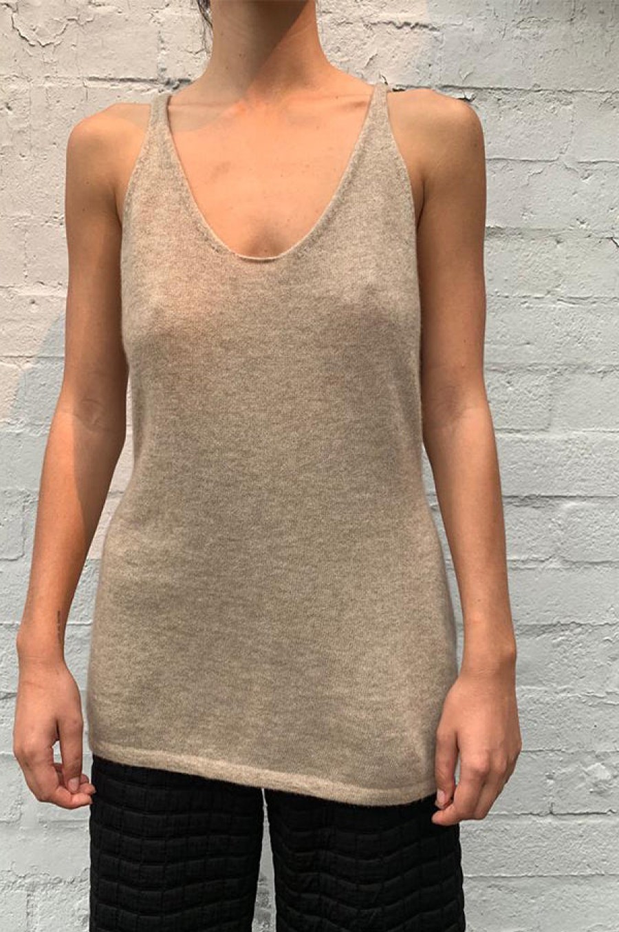 Dusan | Cashmere Basic Tank Top