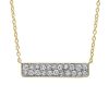 Eriness | Diamond Staple Necklace