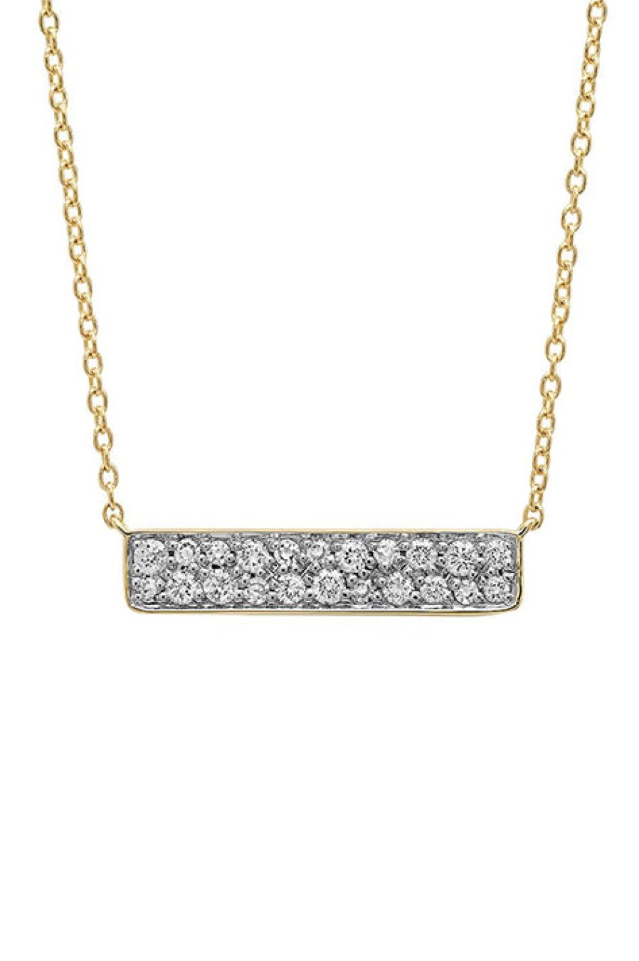 Eriness | Diamond Staple Necklace