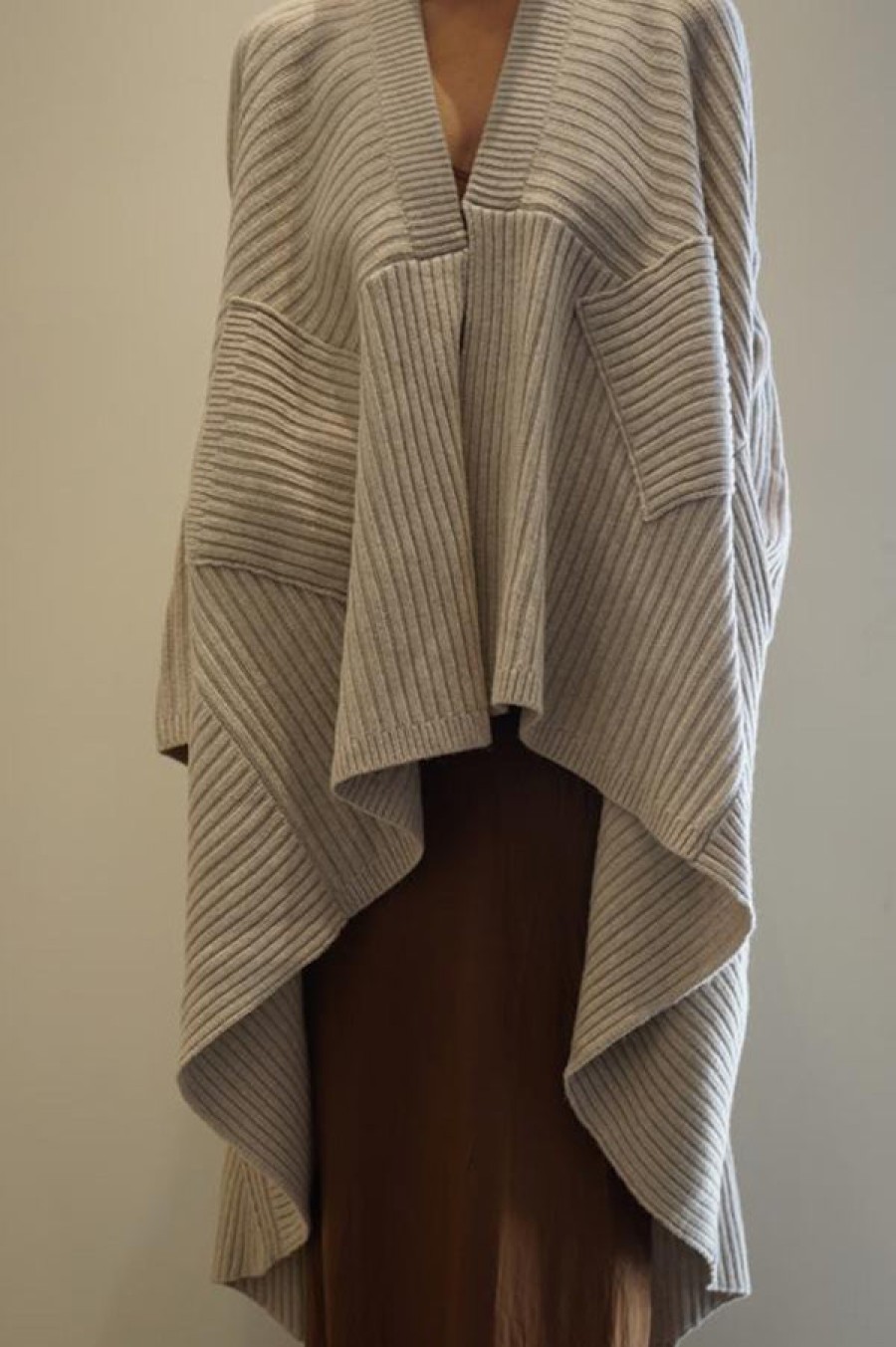 Soyer | Ribbed Shawl Coat (Sold Out)