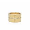 Nancy Newberg | 14K Gold Cigar Band Dotted With Round White Diamonds