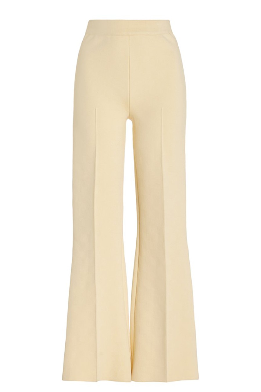 High Sport | Kick Stretch-Cotton Pants In Subtle Jacquard Pale Yellow (Sold Out)