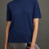 Christian Wijnants | Kaitly Knit T-Shirt In Melange Blue