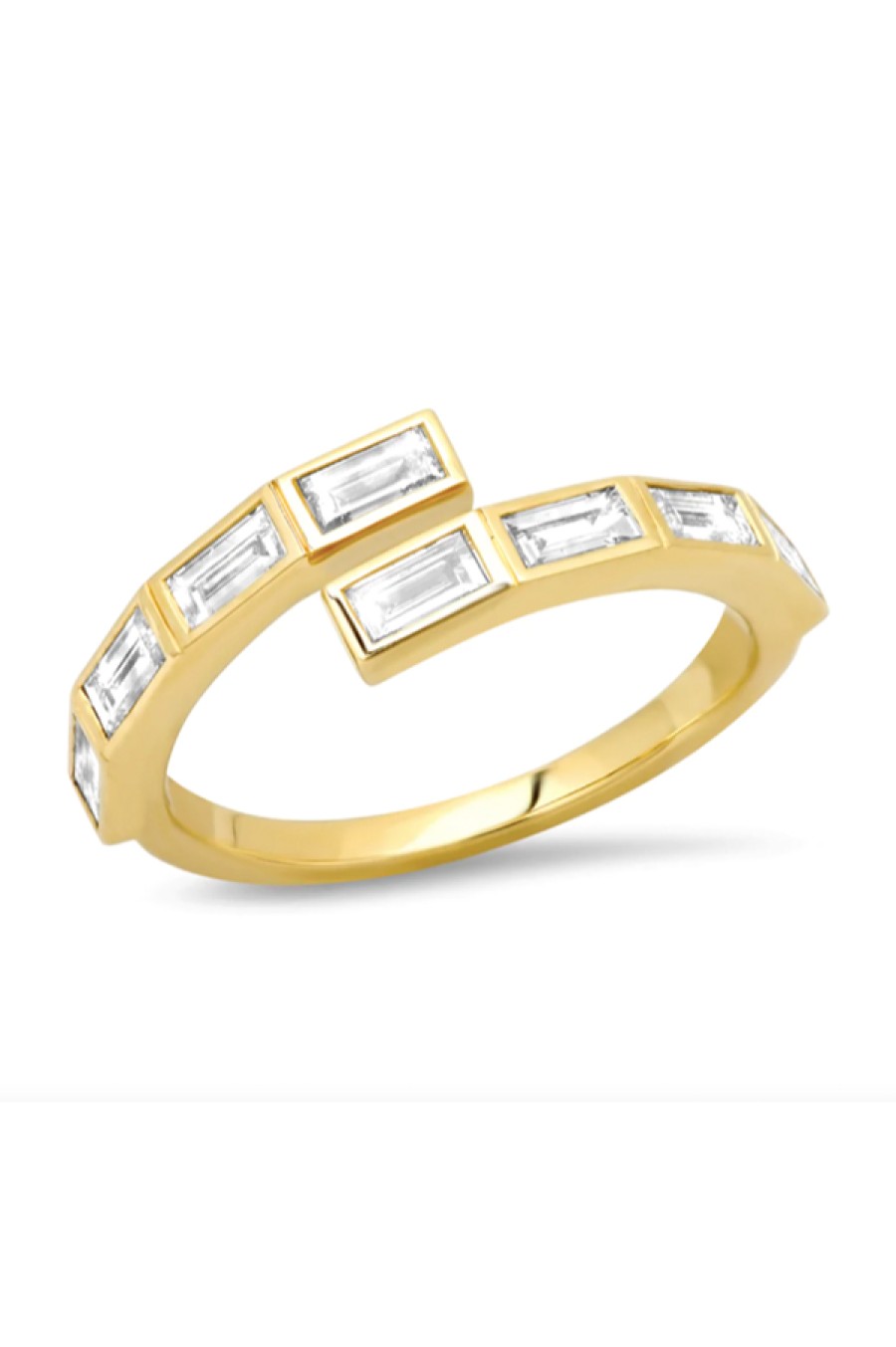 Eriness | Diamond Baguette Wrap Ring