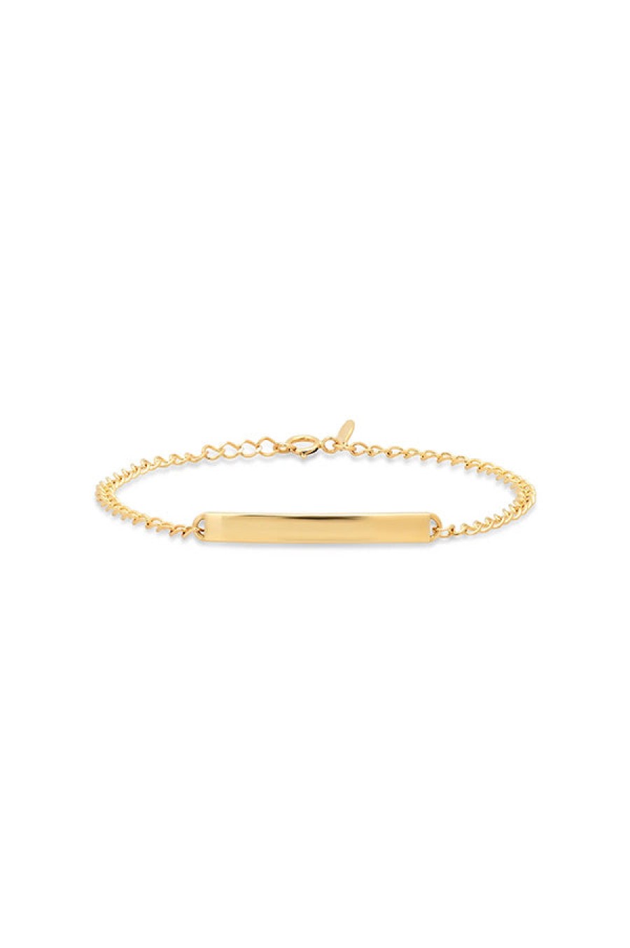 Eriness | Solid Gold Id Bracelet