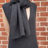 Lauren Manoogian | Double Knit Scarf In Black Melange