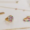 Eriness | Multi Colored Signet Pinky Ring