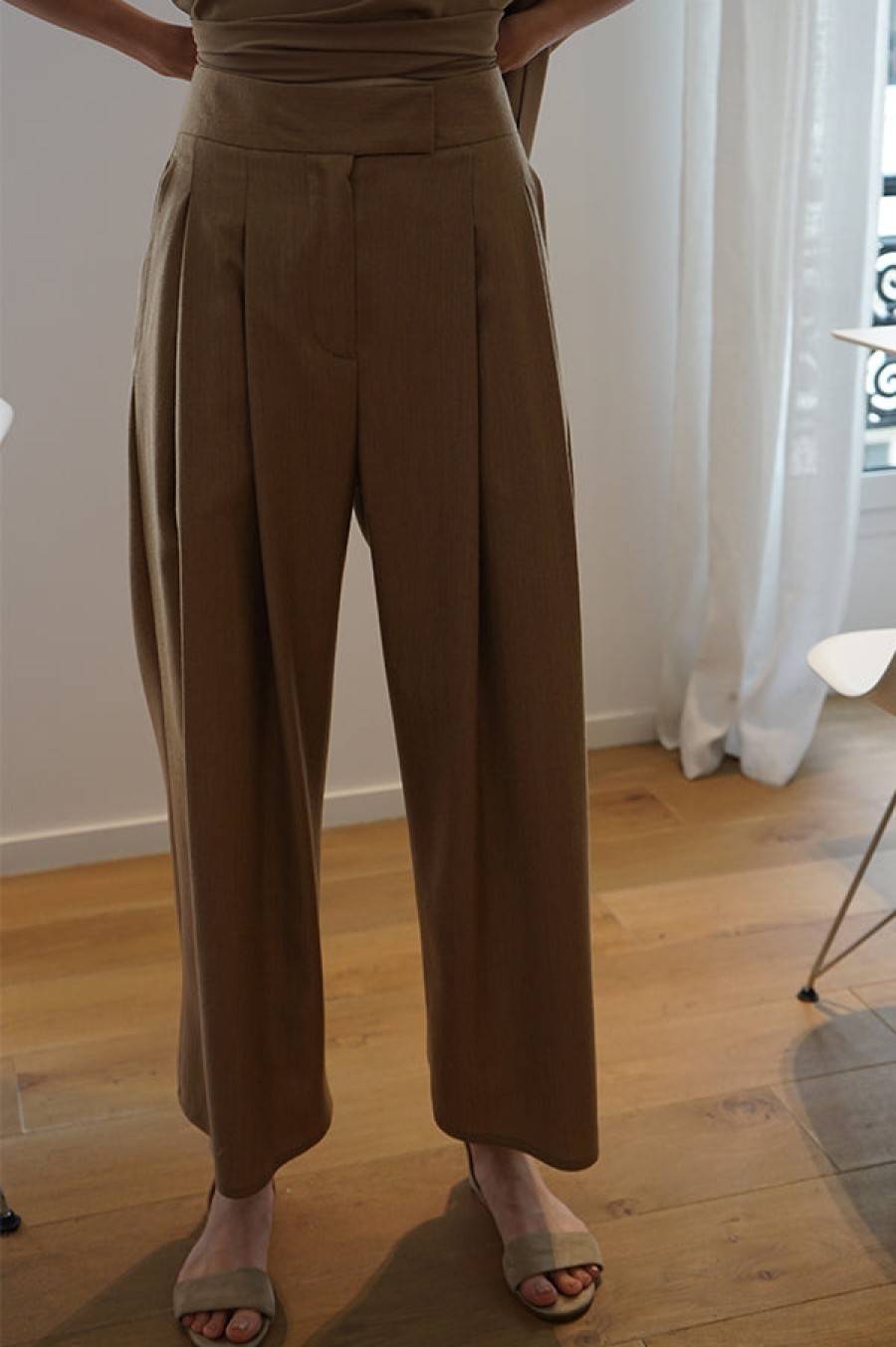 Dusan | Double Pleated Pants