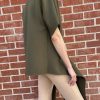 Aliona Kononova | Open Front Jacket In Olive