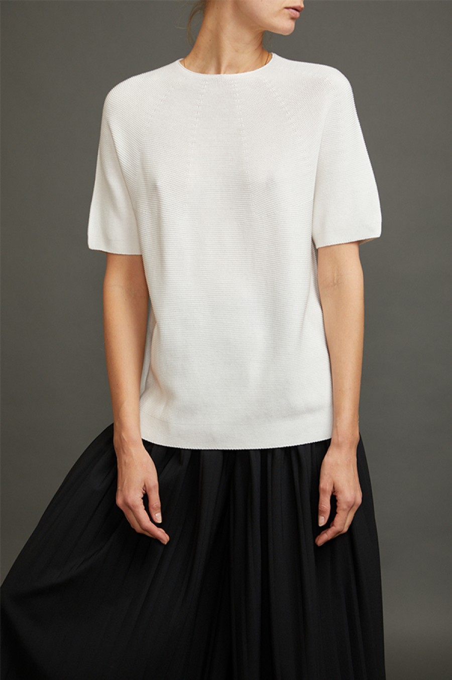 Christian Wijnants | Karimo Round Knit Top In White