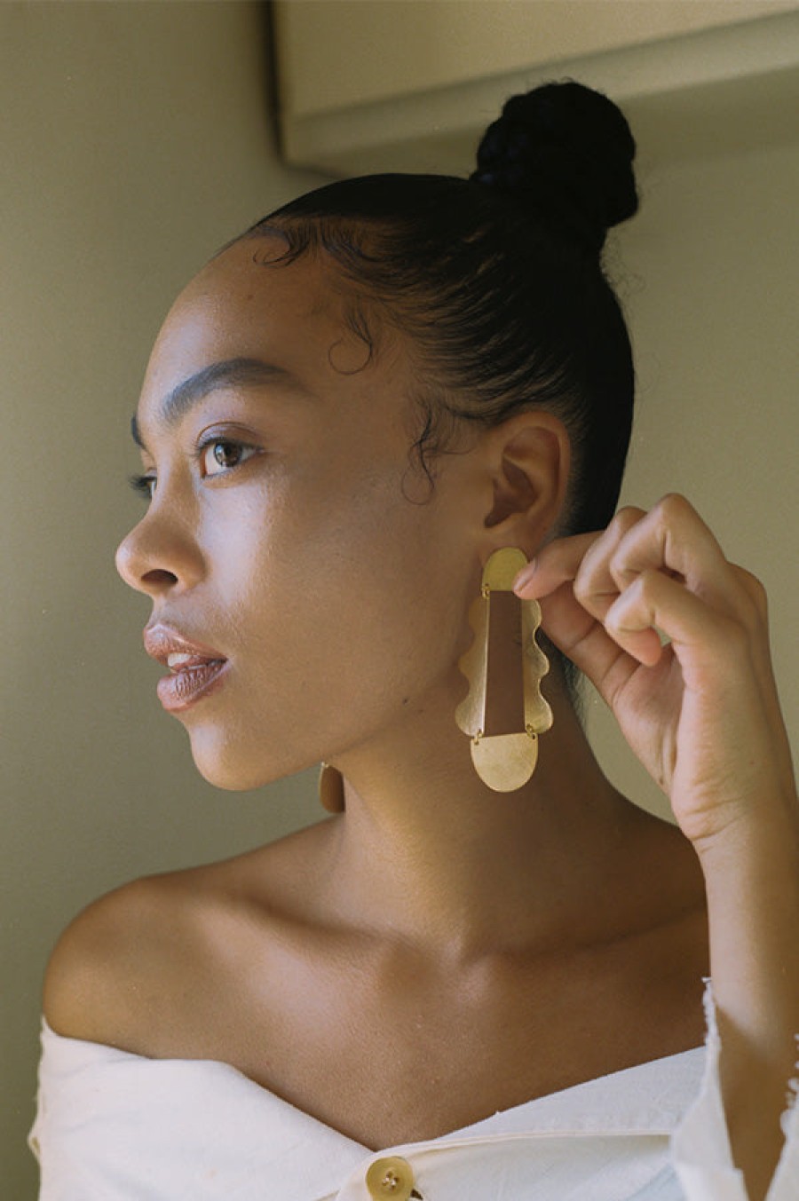 Annie Costello Brown | Matisse Gold Earrings