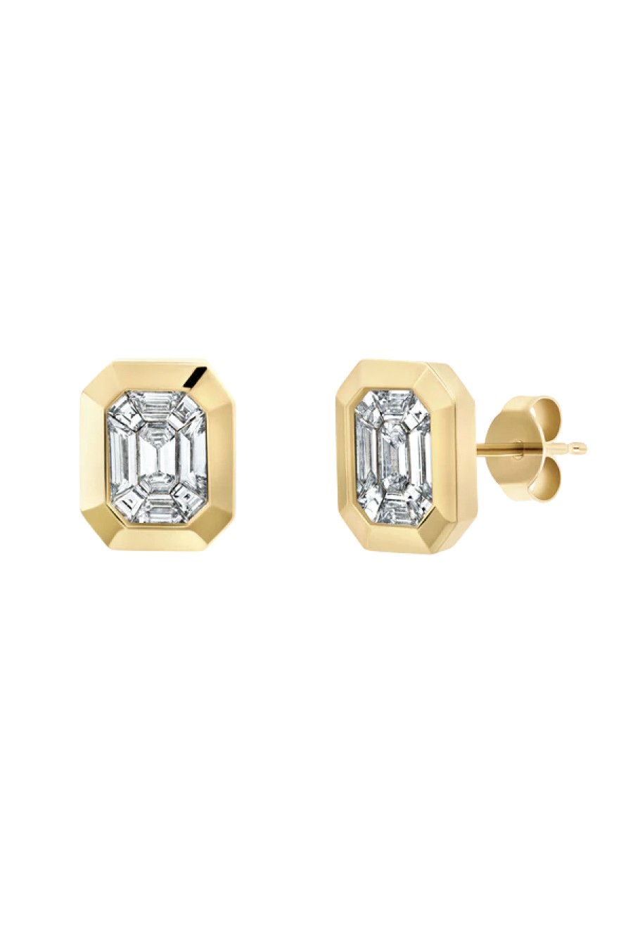 Gabriela Artigas | Deco Baguette Diamond Studs