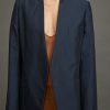 Christian Wijnants | Jakari Standing Collar Suit Jacket In Navy