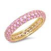 Eriness | Pink Sapphire Domed Ring