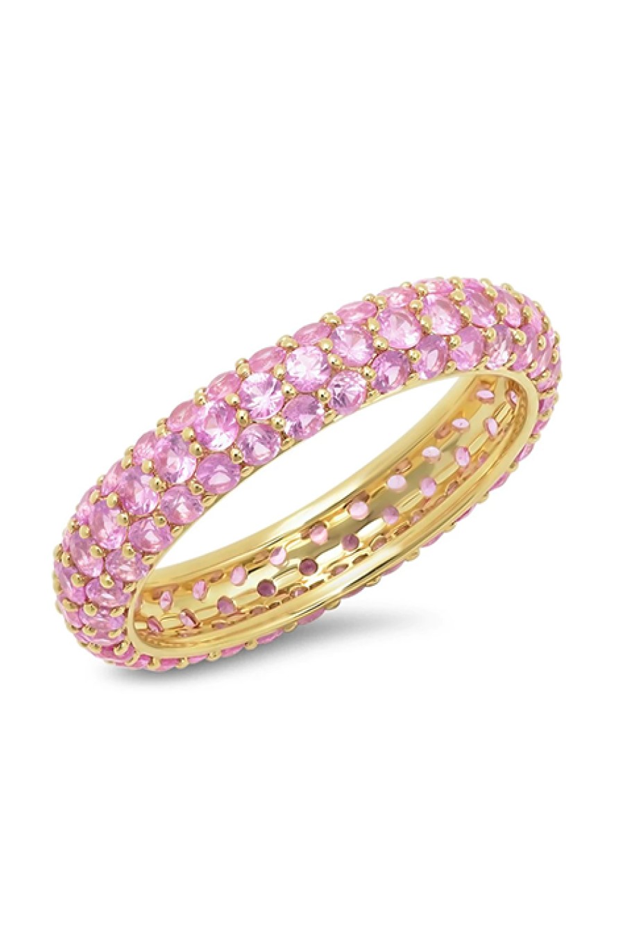 Eriness | Pink Sapphire Domed Ring