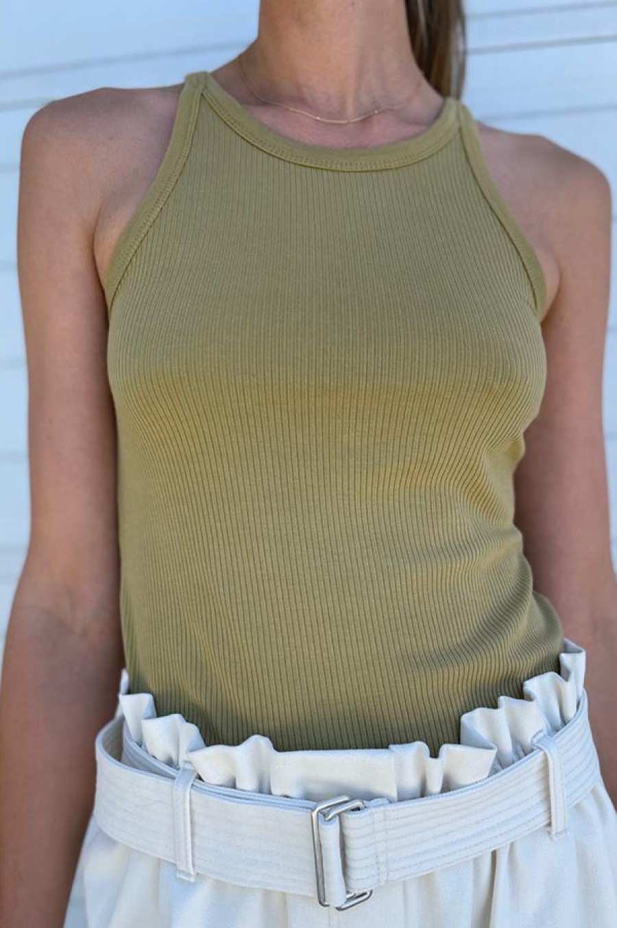 RicherPoorer | Fennel Seed Vintage Ribbed Tank