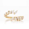 Zofia Day | Diamond Charm Single Wrap Ring