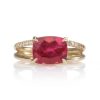 Zofia Day | Delia Pink Tourmaline Split Shank Ring