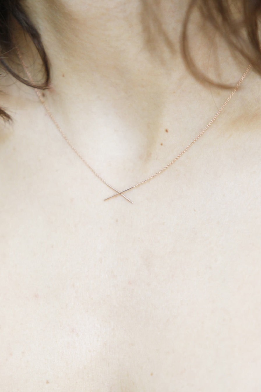 Gabriela Artigas | 14K Gold X Necklace