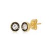 Nancy Newberg | White Round Topaz Stud Earrings