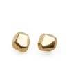 Aesa | 14K Gold "Pyrite" Stud Earrings