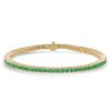 Eriness | Emerald Classic Tennis Bracelet